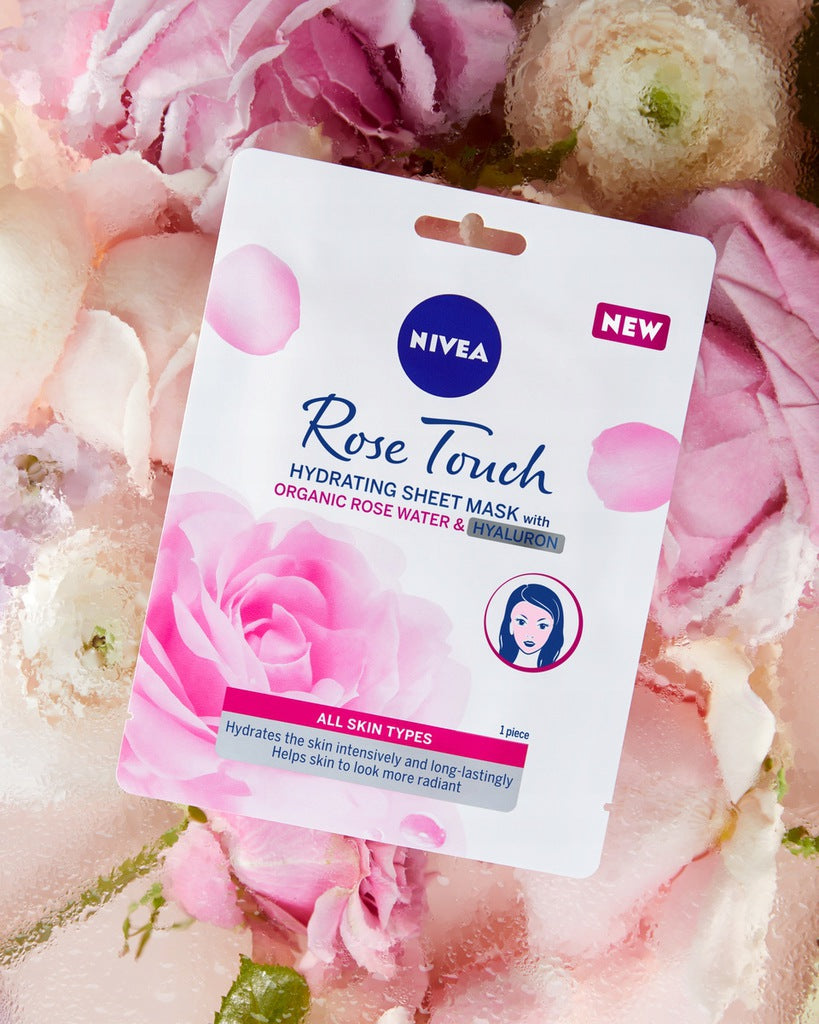 Nivea Интенсивно увлажняющая маска Rose Touch с органической розовой водой и гиалуроновой кислотой