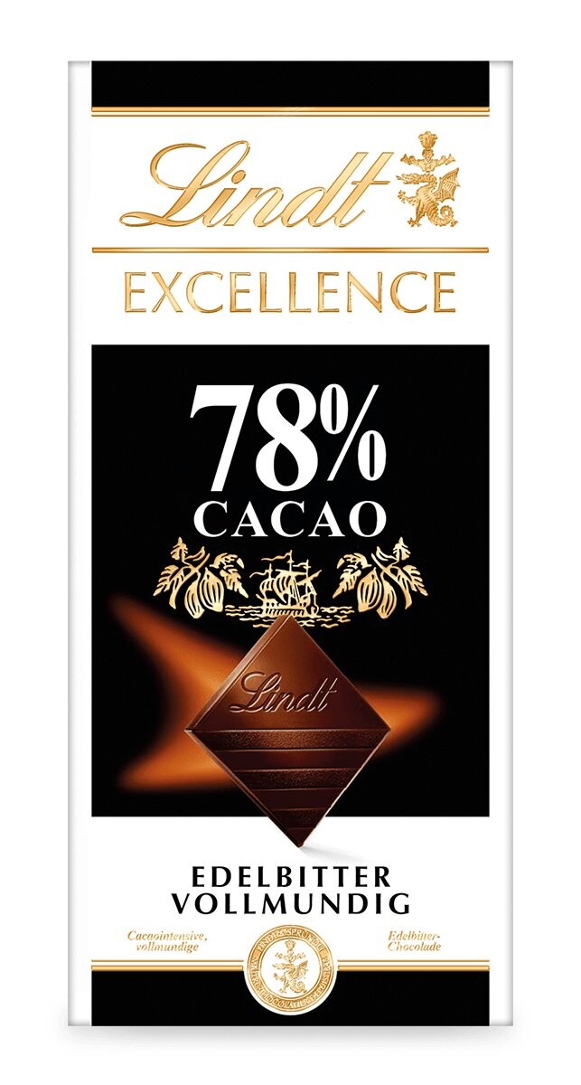 

Темный шоколад Lindt Excellence 78%, 100г