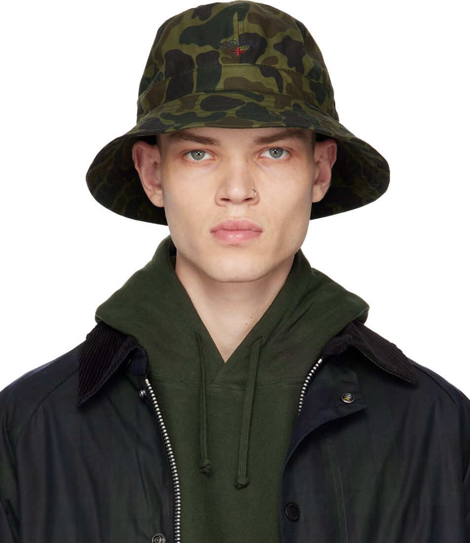 

Панама Khaki Noah Edition с камуфляжным принтом Barbour
