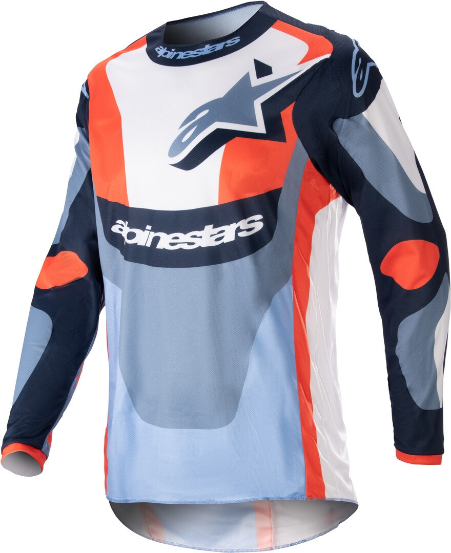 

Мотокросс джерси Alpinestars Fluid Agent, синий/оранжевый