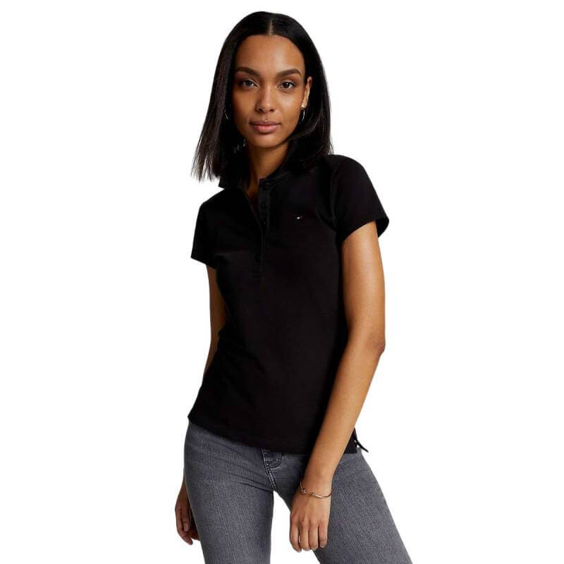 

Футболка Tommy Hilfiger Slim Fit Polo, черный