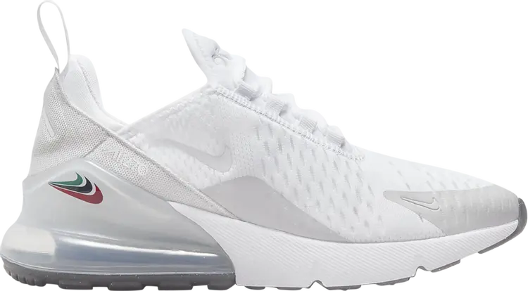 

Кроссовки Nike Air Max 270 GS 'White Grey Fog', белый