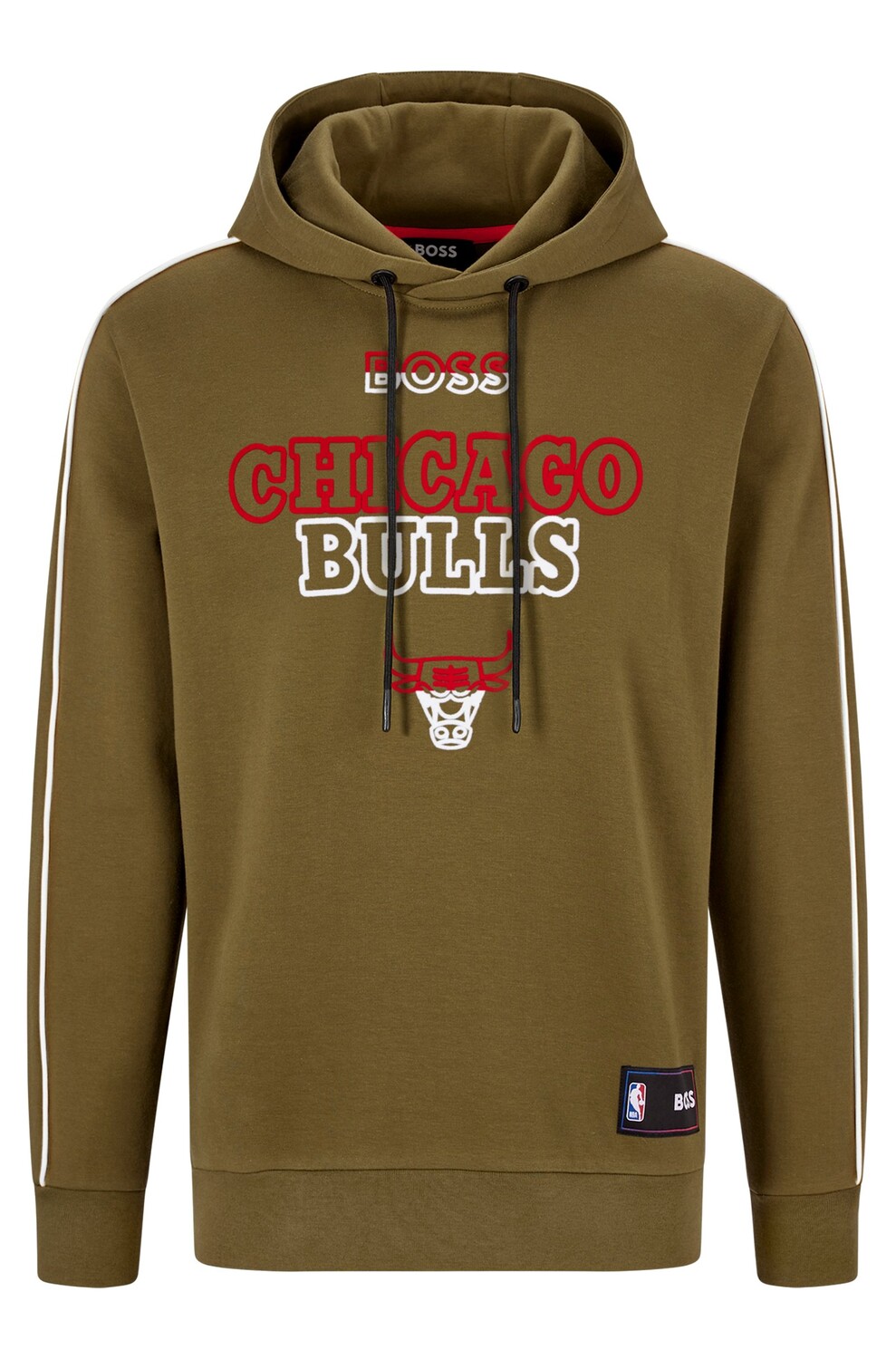 

Толстовка Boss & NBA Cotton-blend NBA Bulls, хаки