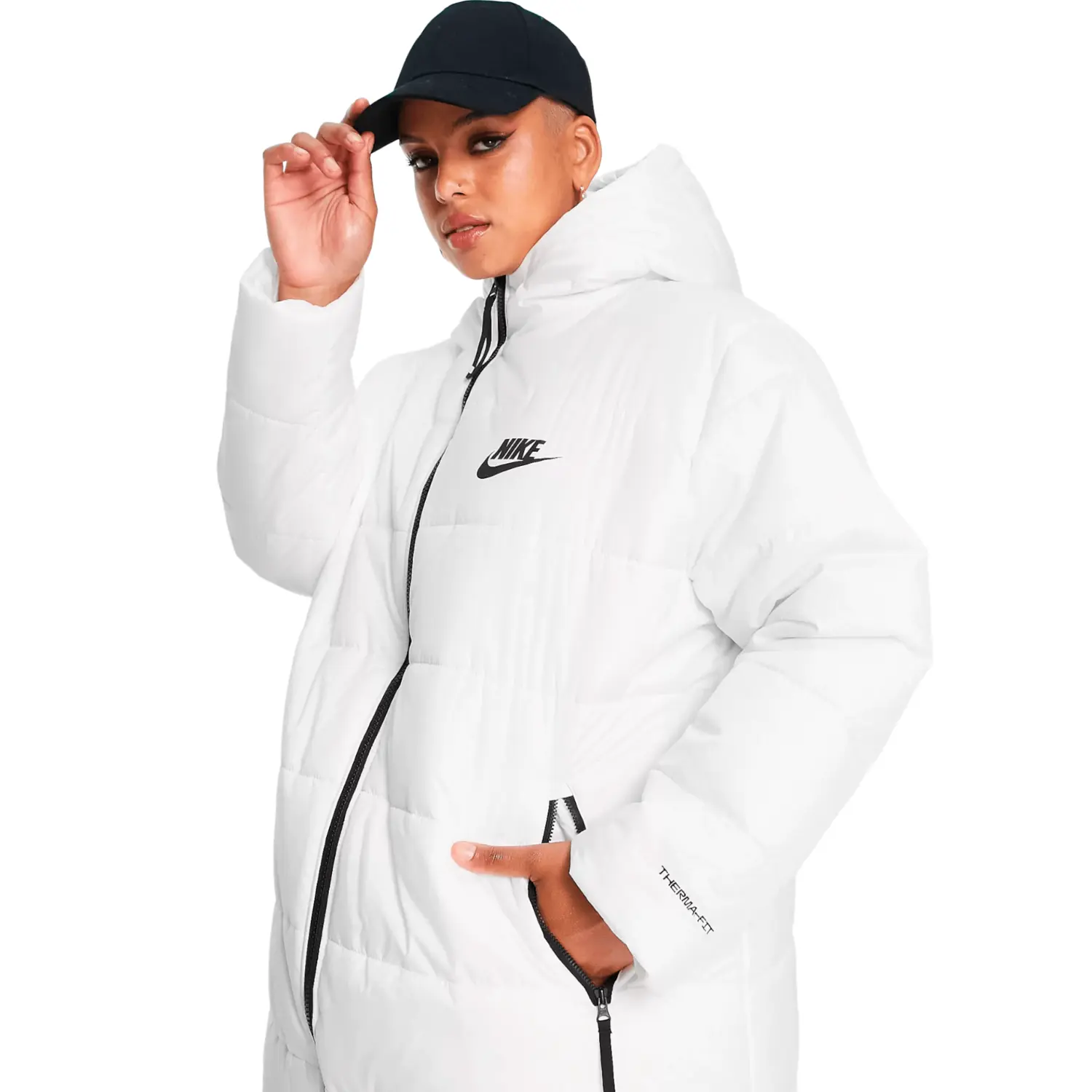 

Куртка Nike Plus Classic Longline Padded With Hood, белый