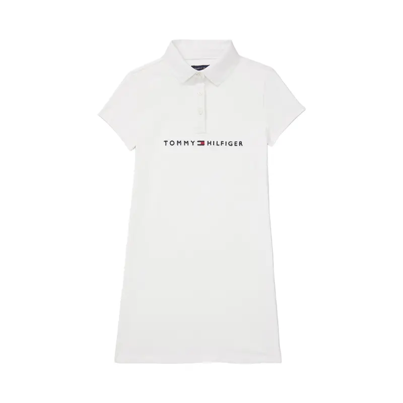 

Платье-футболка Tommy Hilfiger Kids' Classic Polo, белый