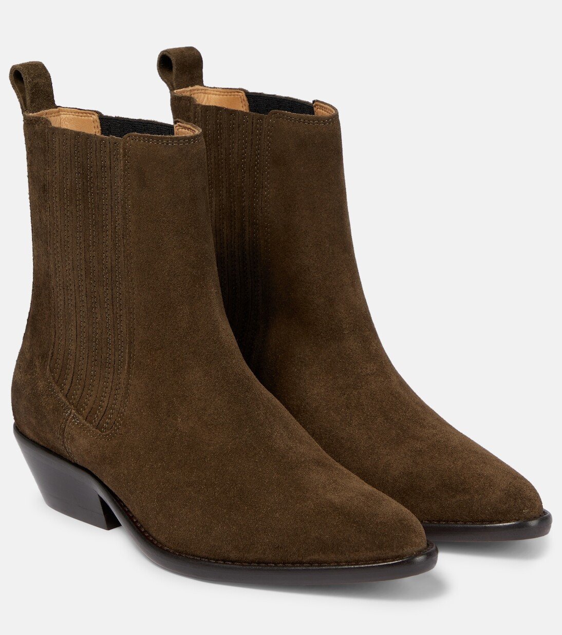 

Замшевые ботильоны delena Isabel Marant, зеленый