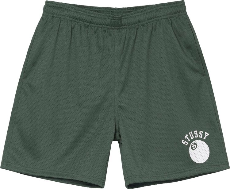 Шорты Stussy 8-Ball Mesh Short 'Forest', зеленый