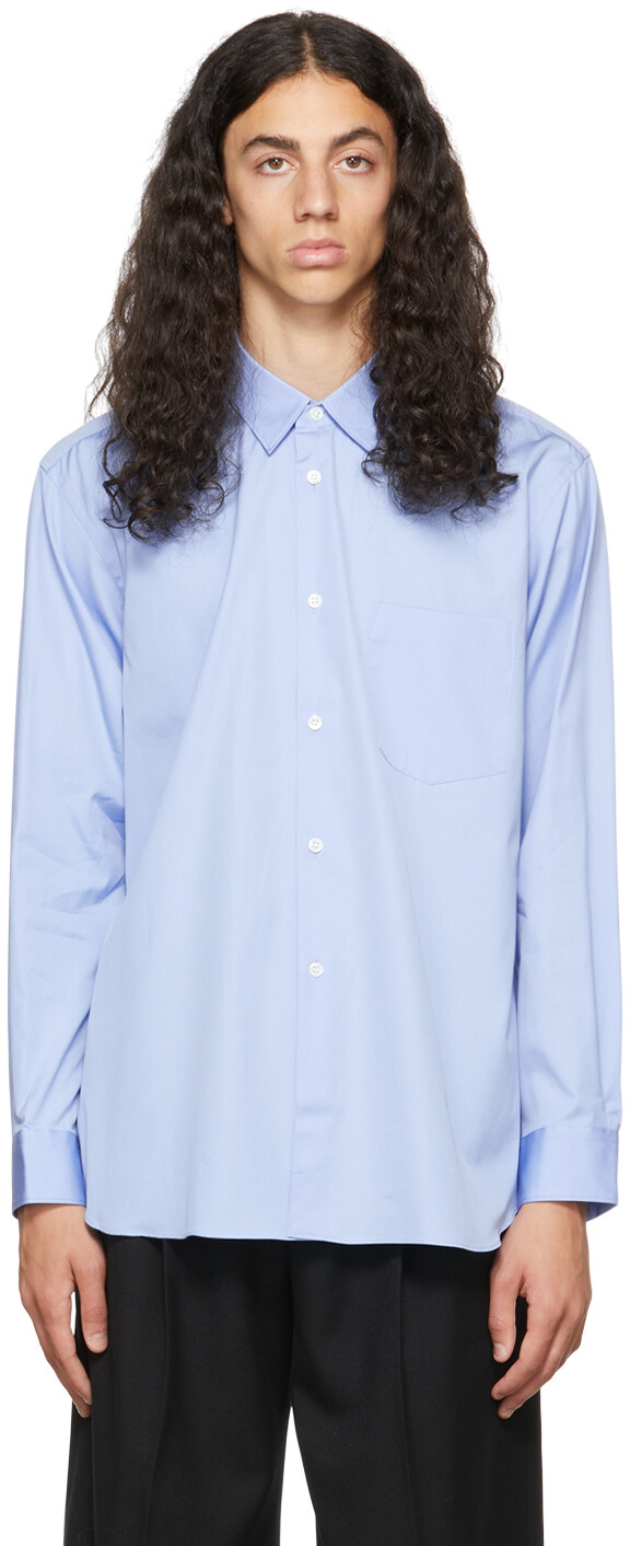 

Синяя рубашка на пуговицах Comme des Garçons Shirt