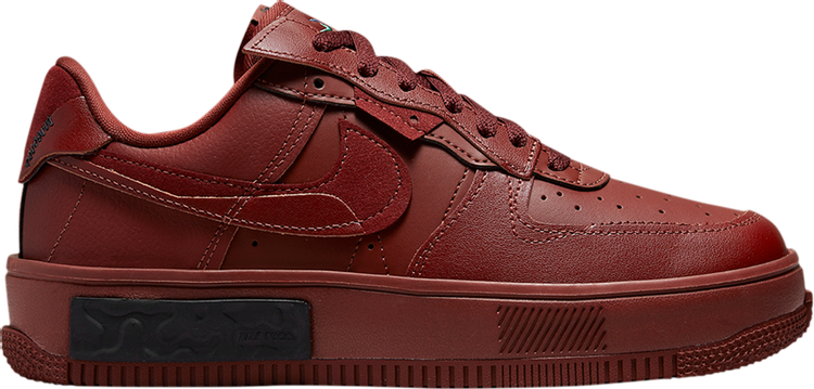 Кроссовки Nike Air Force 1 Fontanka 'Burnt Sunrise', красный - фото