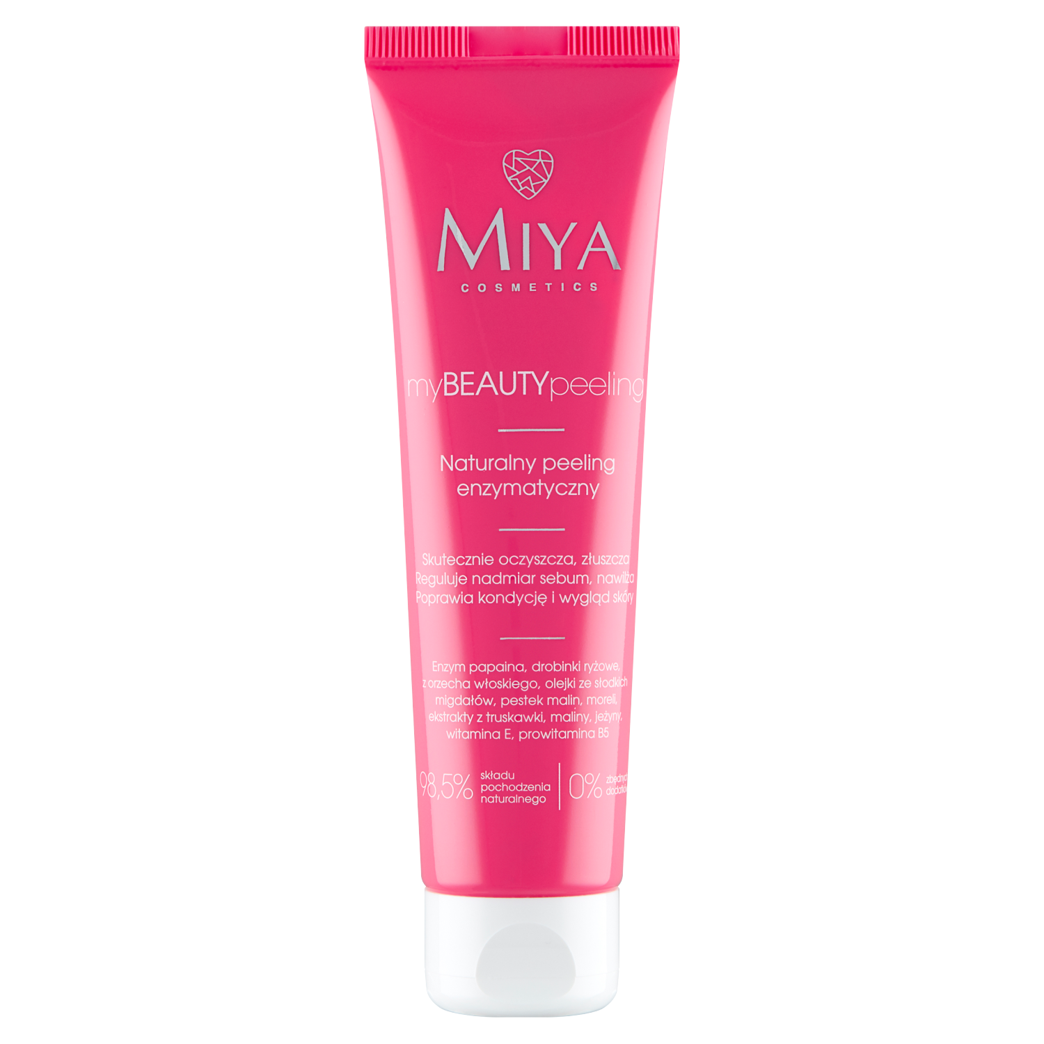 Miya Cosmetics myBEAUTYpeeling Натуральный энзимно-механический скраб для лица, 60 мл