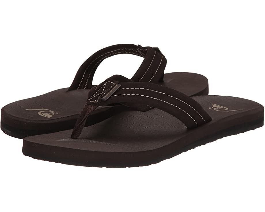 

Сандалии Carver Suede Quiksilver, демитасс - твердый