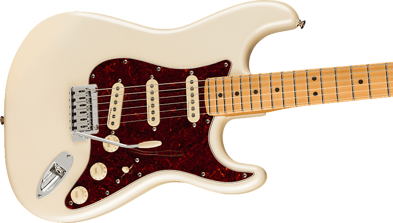 цена Электрогитара Fender Player Plus Stratocaster Olympic Pearl Player Plus Stratocaster Electric Guitar