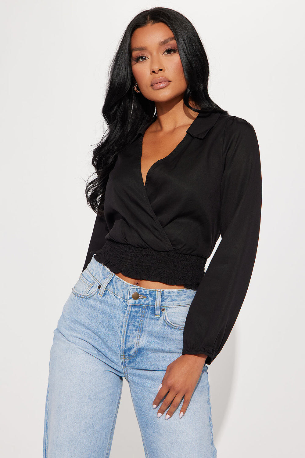 

Топ Fashion Nova BT03446CL, черный