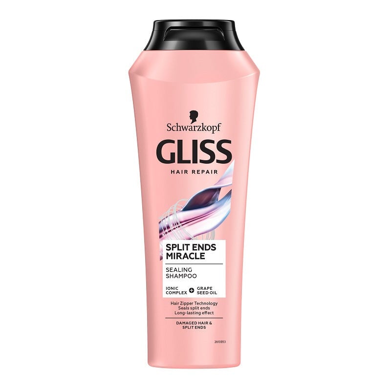 

Gliss Split Ends Miracle Sealing Shampoo для поврежденных волос с секущимися кончиками 400мл