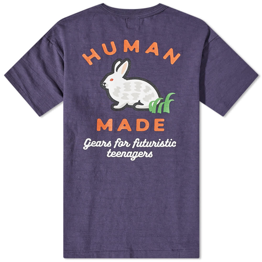

Футболка с одним заостренным карманом и сердцем Human Made