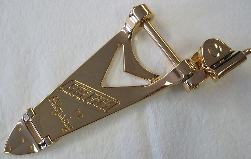 Наконечник вибрато Gretsch Bigsby B6GW Gold 0060145100 Bigsby Gold Wire Handle Vibrato Tailpiece B6 GW 006-0145-100 18k gold plating semi hard wire not peeling gold copper wire manual shape winding diy first jewelry material