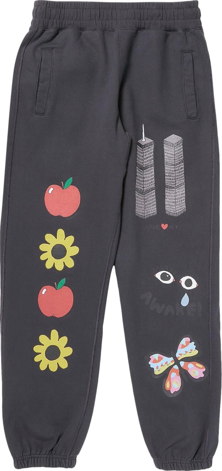 

Спортивные брюки Awake NY x Stefan Meier Printed Sweatpant 'Charcoal', серый