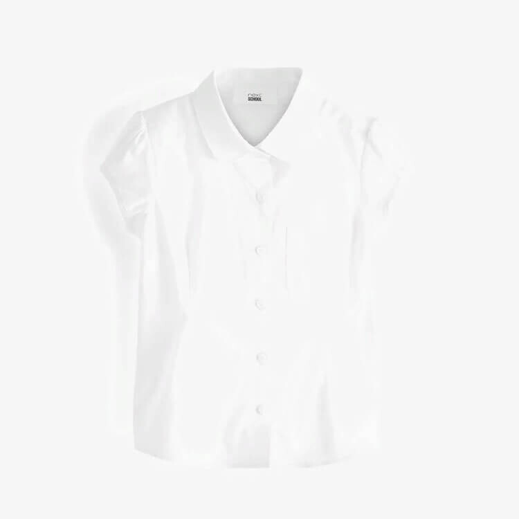 

Блузка для девочки Next Rich Stretch Pretty Collar, белый