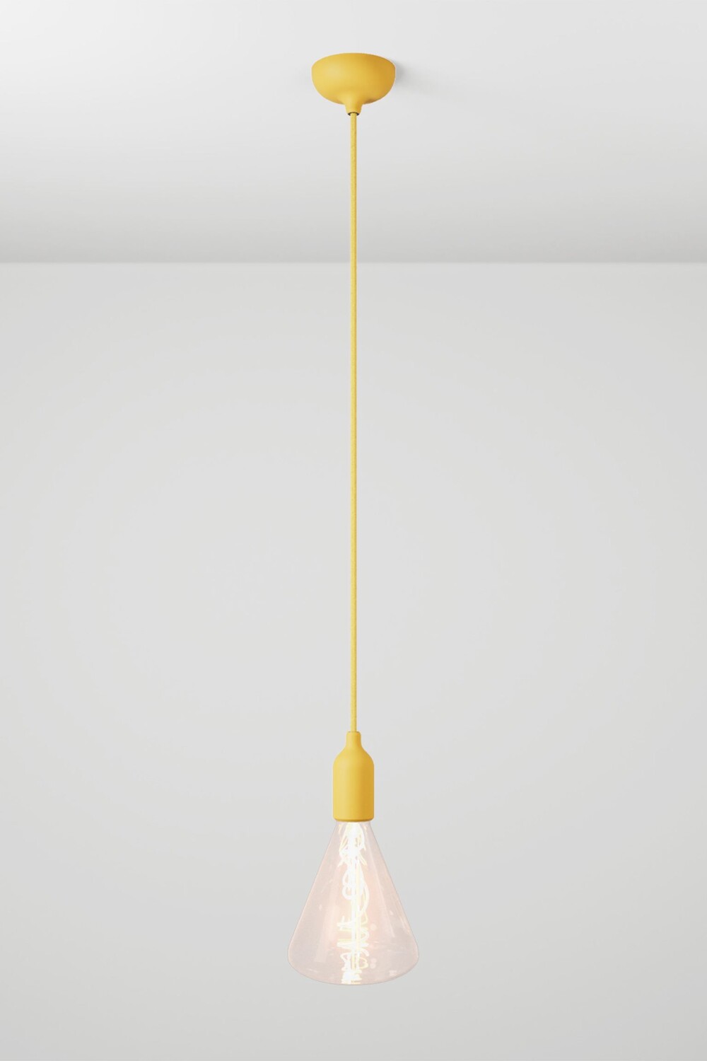 

Потолочный светильник Creative Cables Silicone, желтый