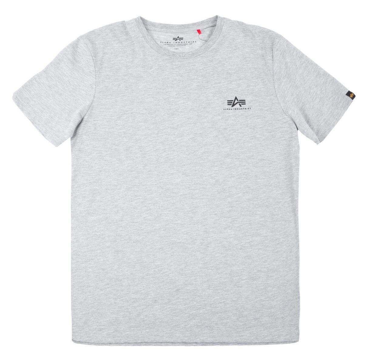 

Футболка Alpha Industries Basic T Small Logo, серый