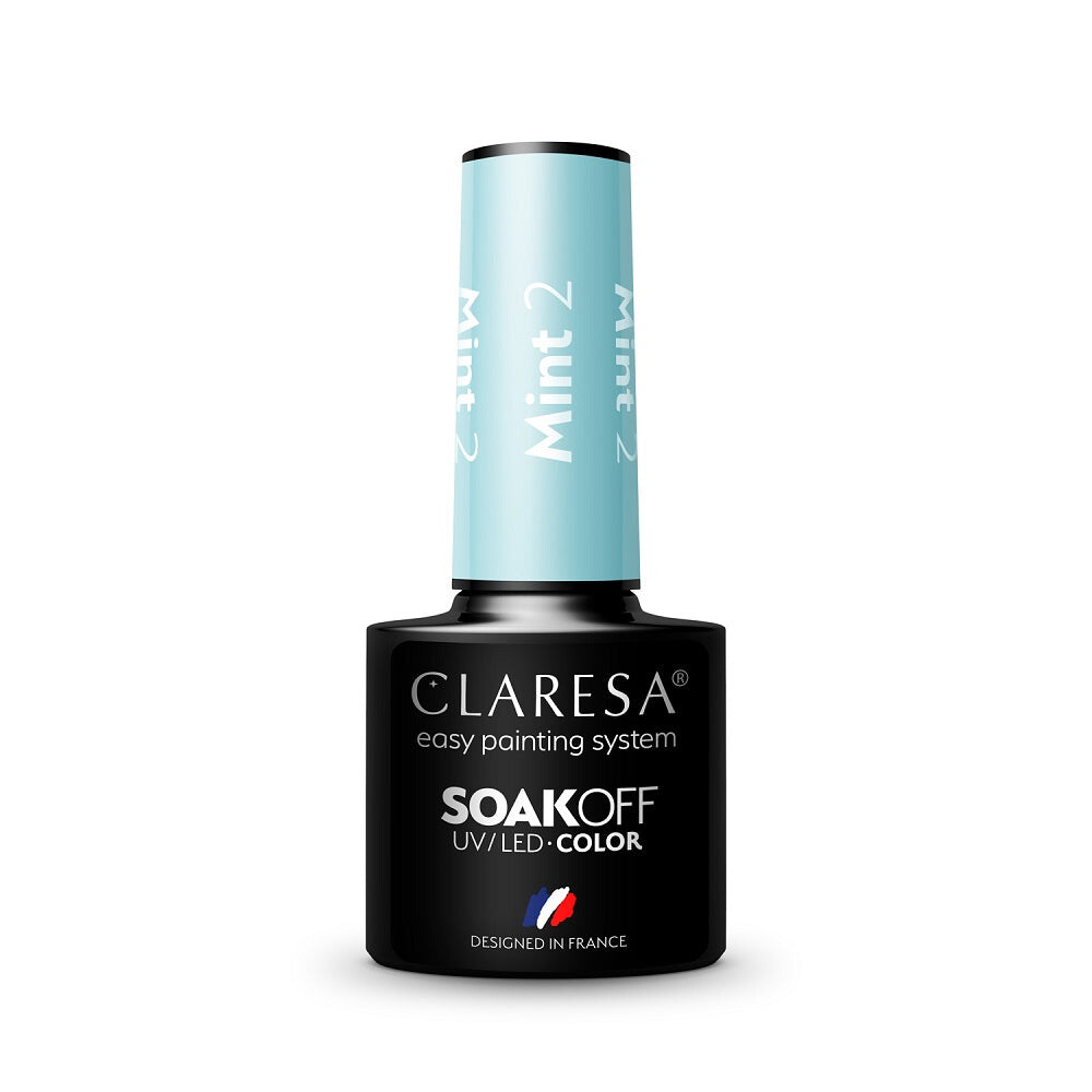 

Claresa Гибридный лак Soak Off UV/LED Mint 2 5г