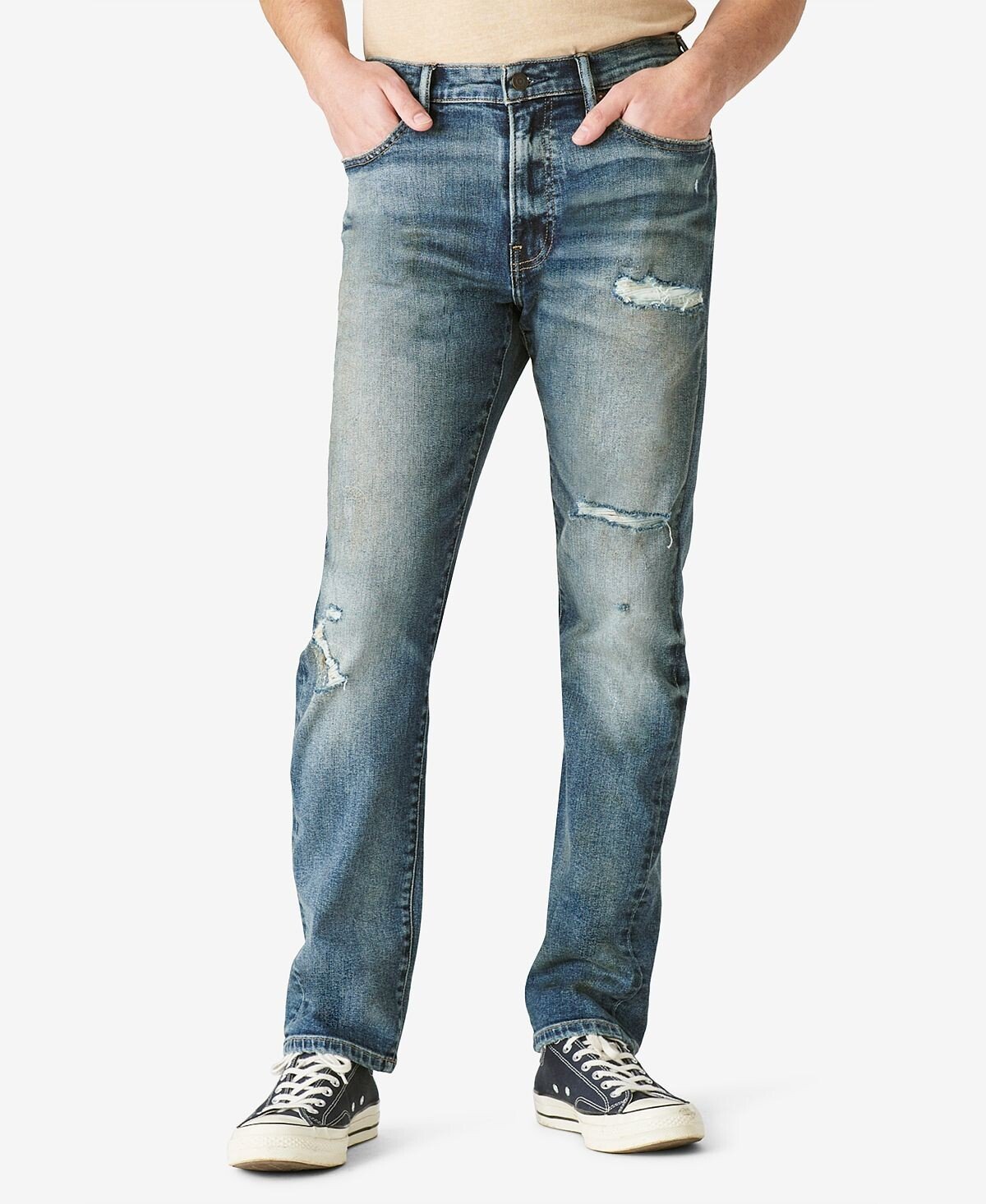 

Мужские прямые эластичные джинсы 410 athletic Lucky Brand