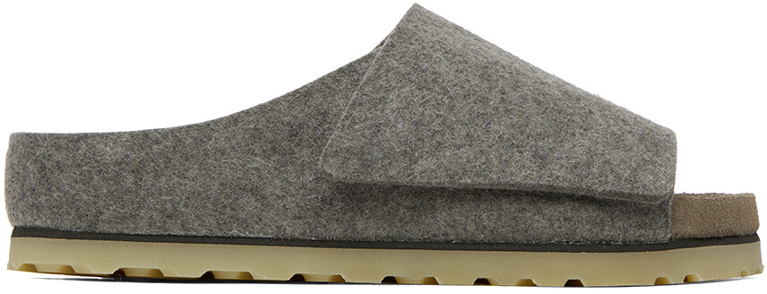 

Серые войлочные сандалии Birkenstock Edition Los Feliz Fear of God