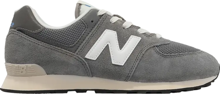 

Кроссовки New Balance 574 Big Kid Wide 'Grey White', серый