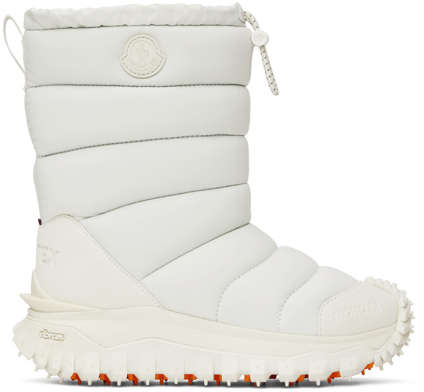 

Белые высокие зимние сапоги Apres Trail Moncler, Белый