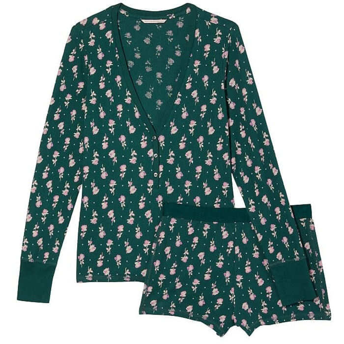 

Пижама Victoria's Secret Thermal, зеленый