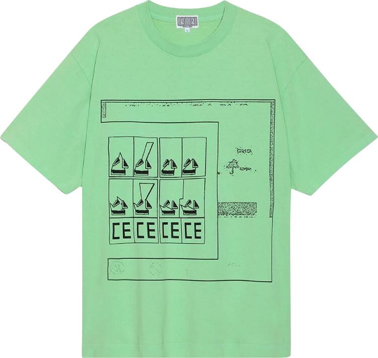 

Футболка Cav Empt Overdye KL CE002 T-Shirt 'Green', зеленый