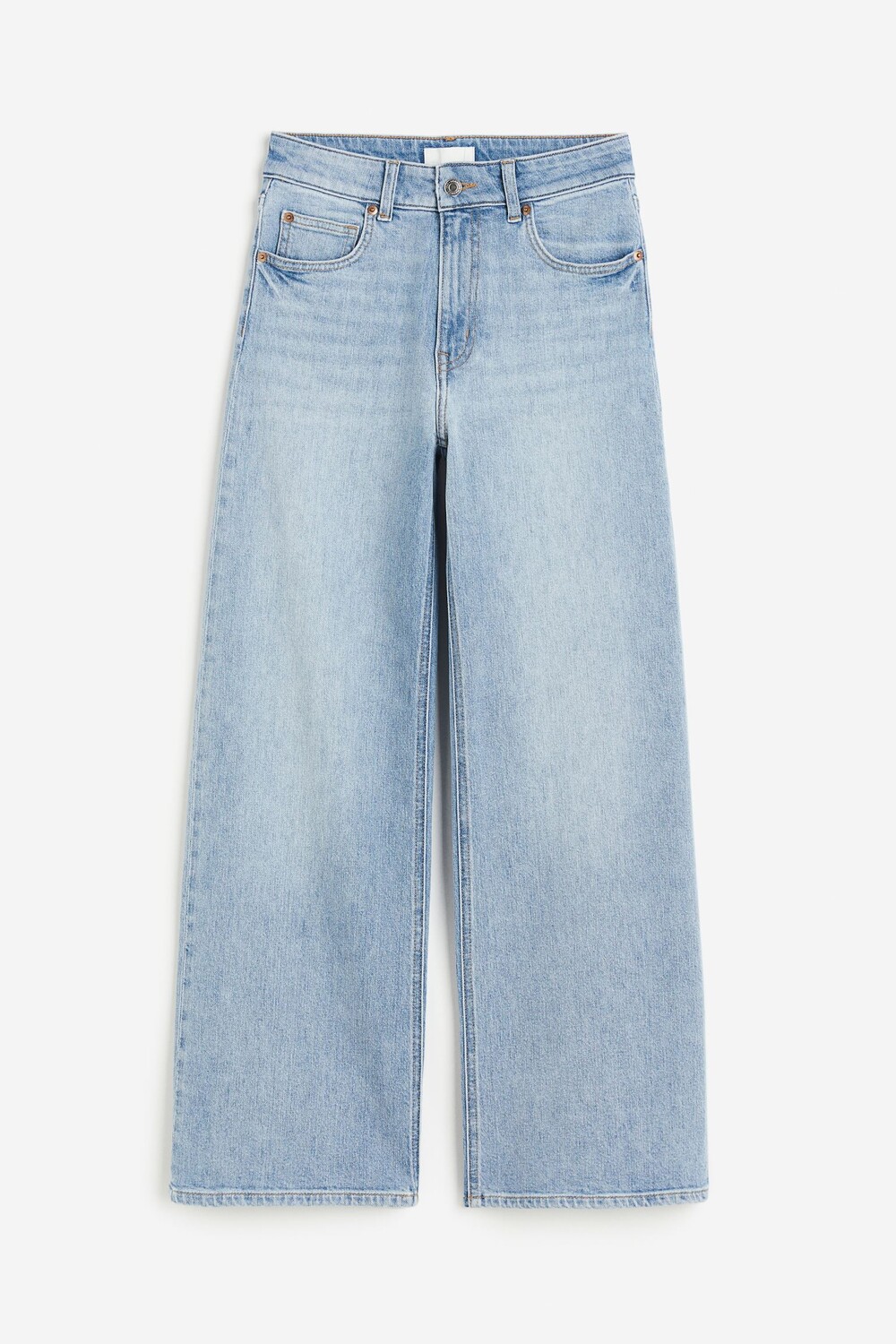 

Джинсы H&M Wide High, голубой