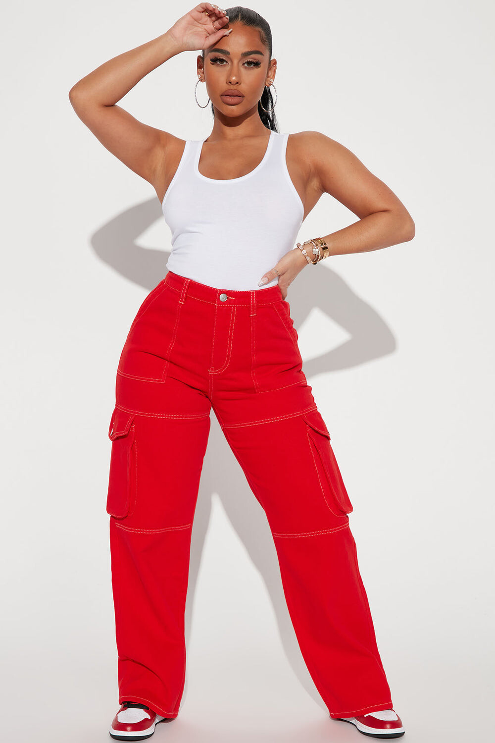 

Джинсы Fashion Nova 22NRDDPT120, красный