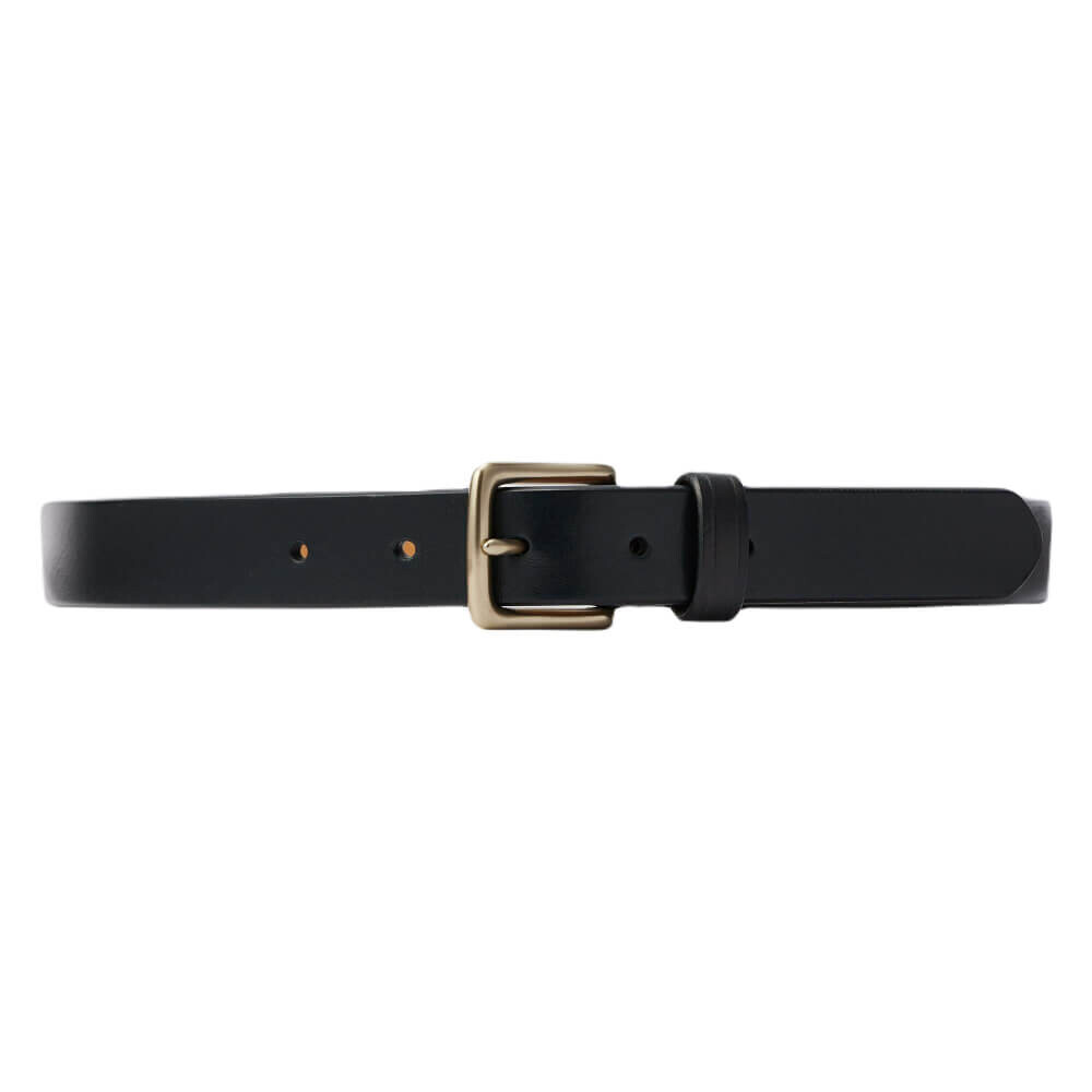 

Ремень Uniqlo Italian Saddle Leather, черный