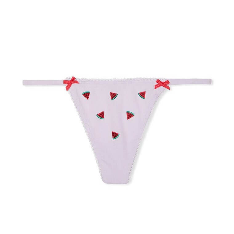 

Стринги Victoria's Secret Stretch Cotton, светло-фиолетовый