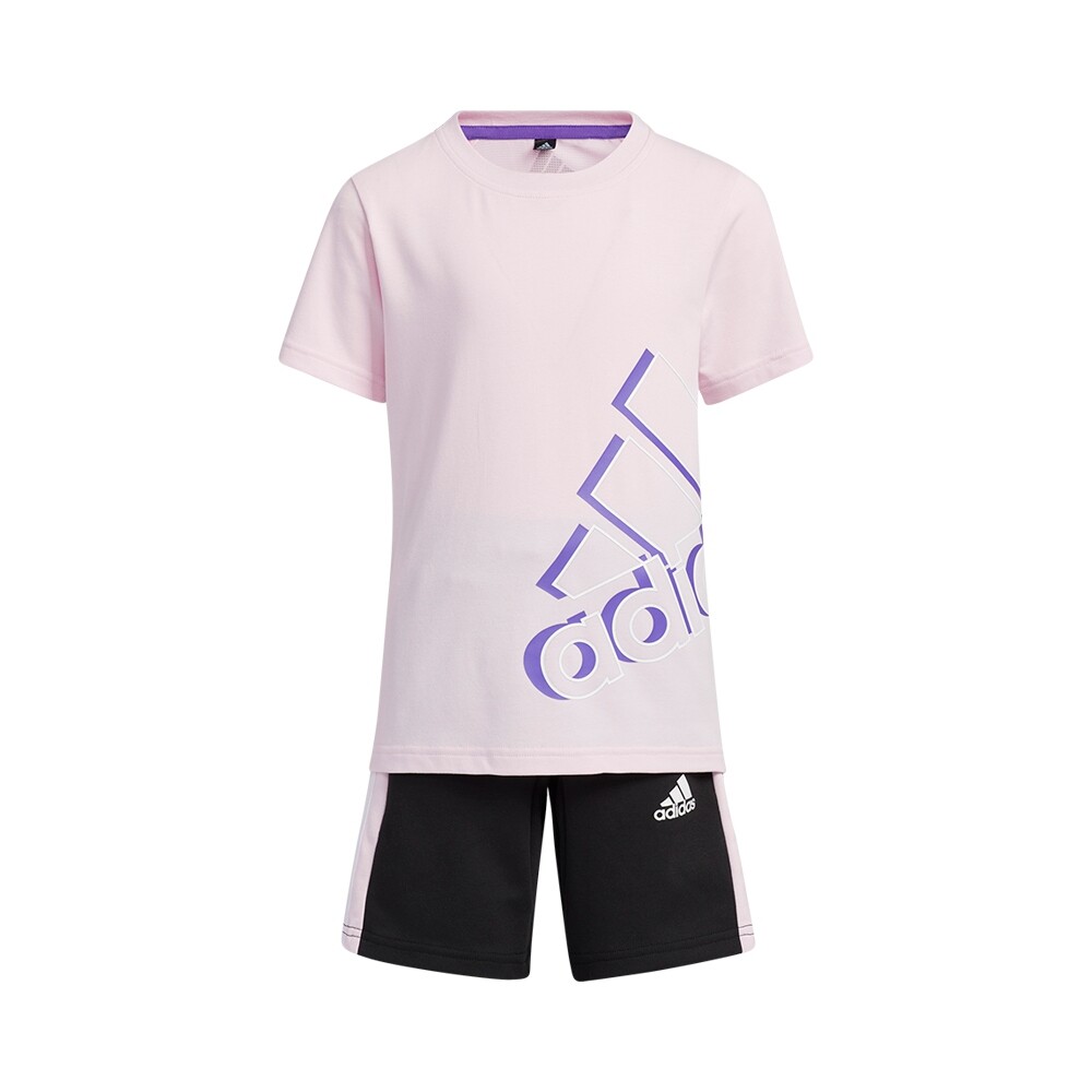 

Спортивный костюм Adidas Kids Logo, розовый/черный