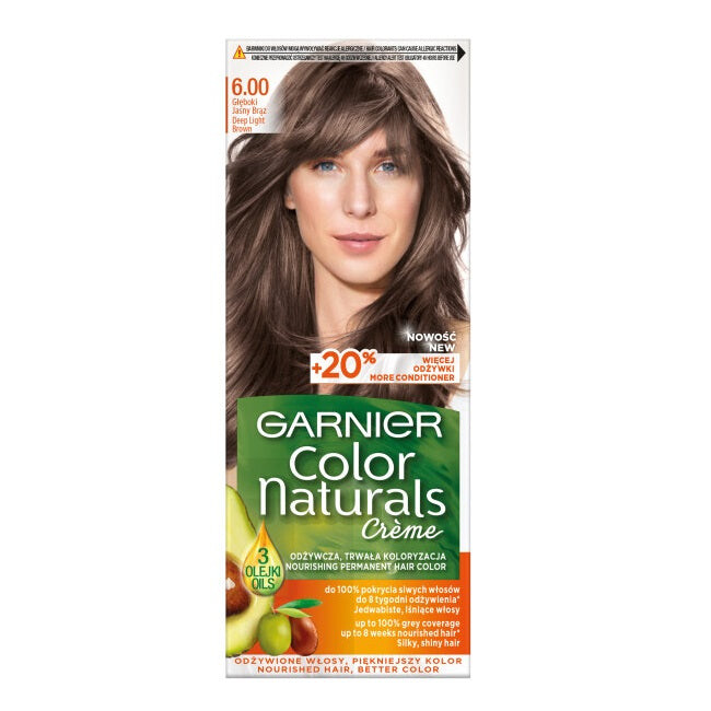 

Garnier Крем-краска для волос Color Naturals Creme 6.00 Deep Light Brown