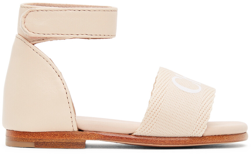

Детские розовые сандалии Woody Chloé
