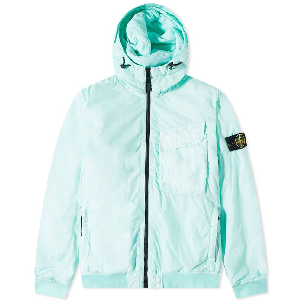 

Куртка из мятого репса с карманами Stone Island, Серый