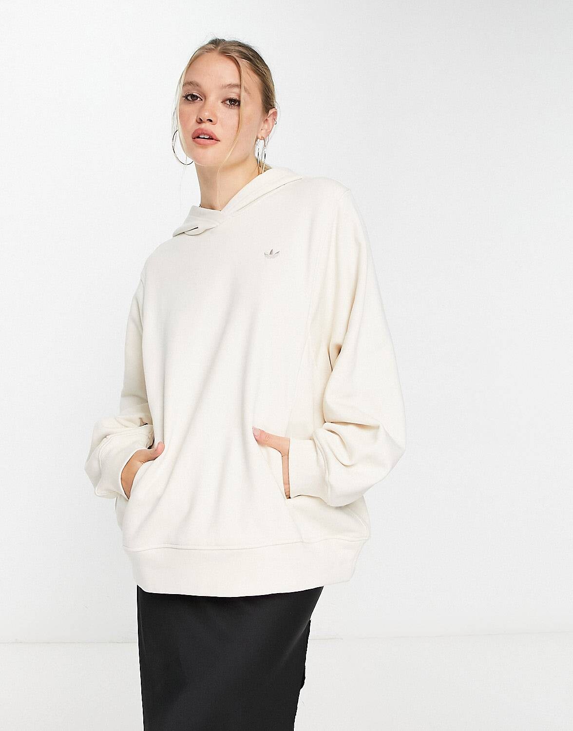 

Белая худи премиум-класса adidas Originals Essentials
