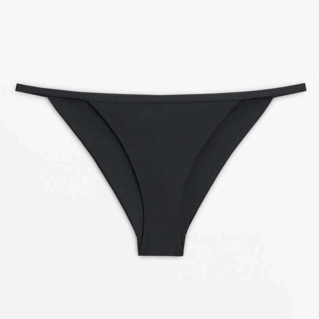 цена Низ купальника Massimo Dutti Plain Bikini, черный