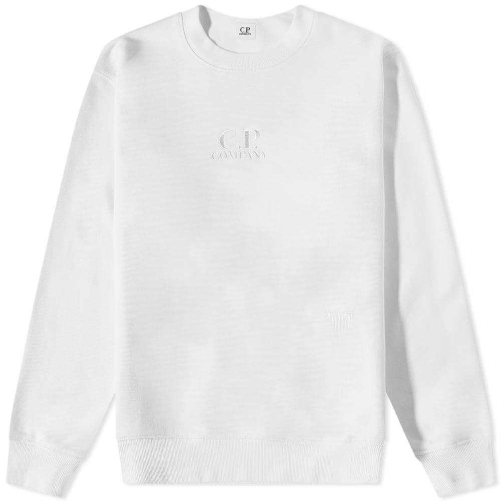 

Толстовка C.P. Company Garment Dyed Centre Logo Crew Sweat