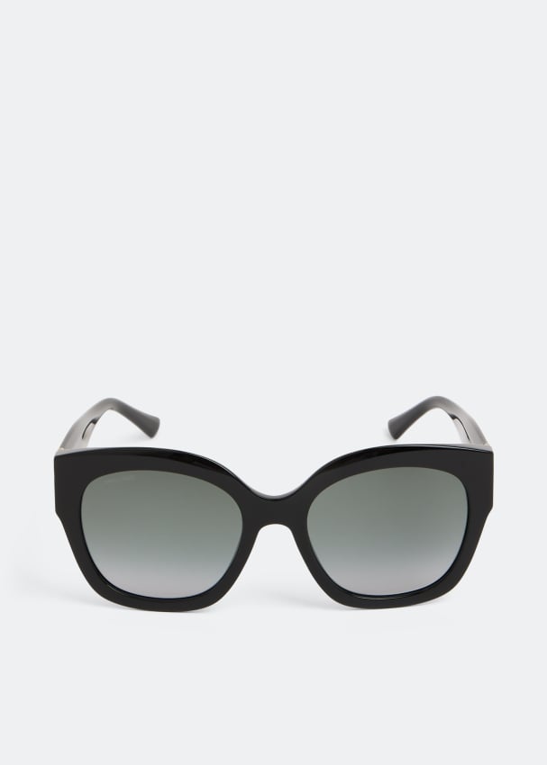 Солнечные очки JIMMY CHOO Leela sunglasses, серый солнечные очки jimmy choo auri sunglasses черный