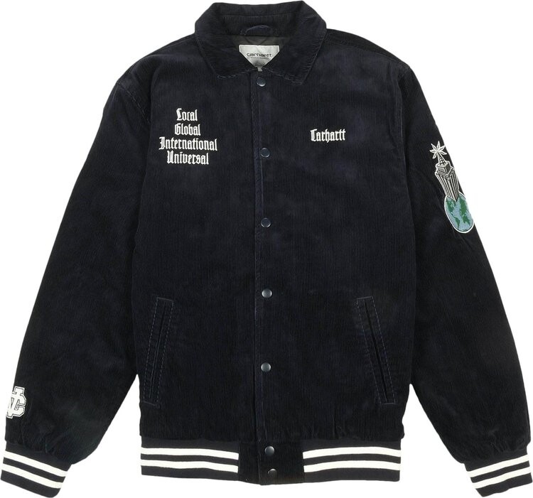 

Куртка Carhartt WIP Letterman Jacket 'Blue', синий