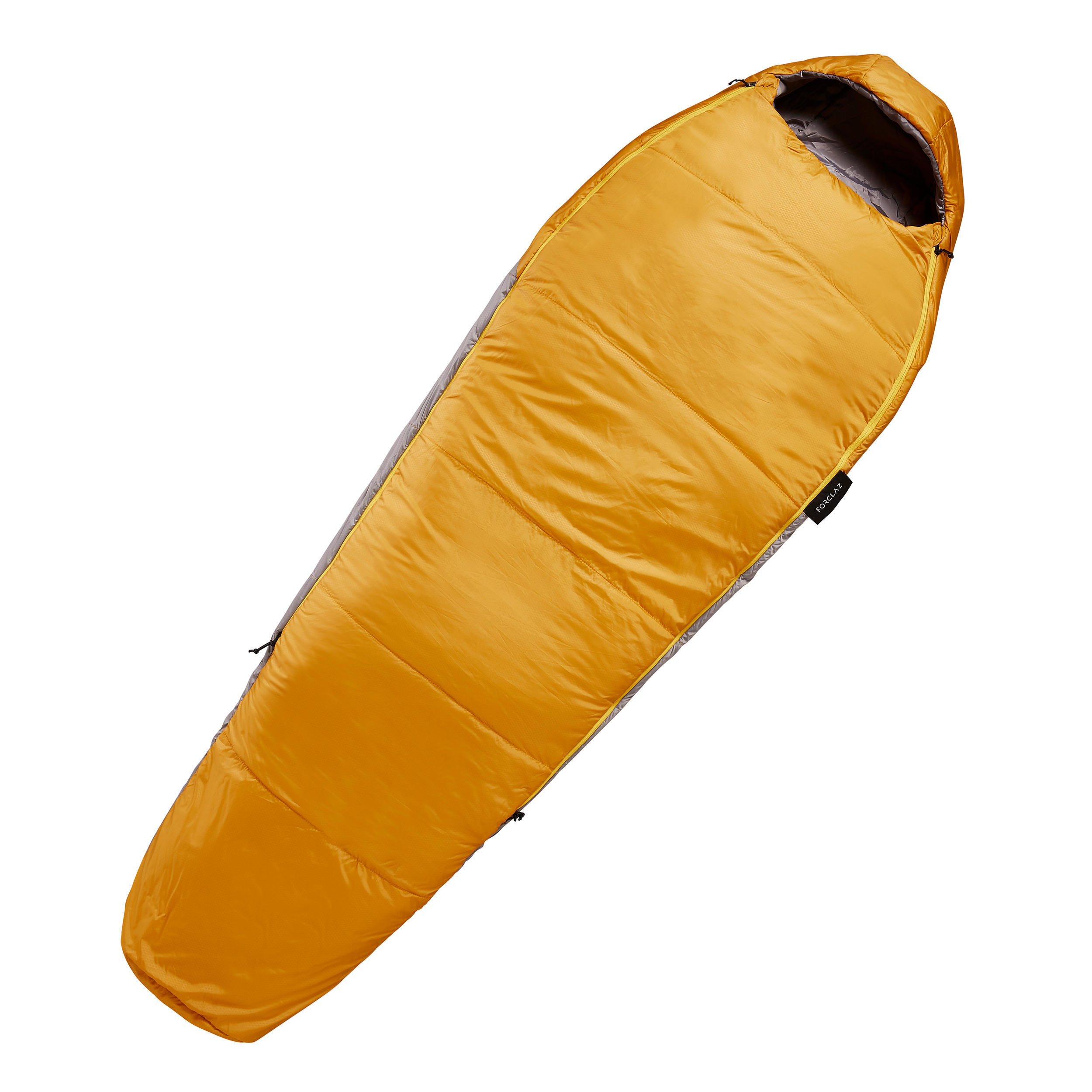 Спальный мешок Forclaz 500 Trek для походов, оранжевый / серый