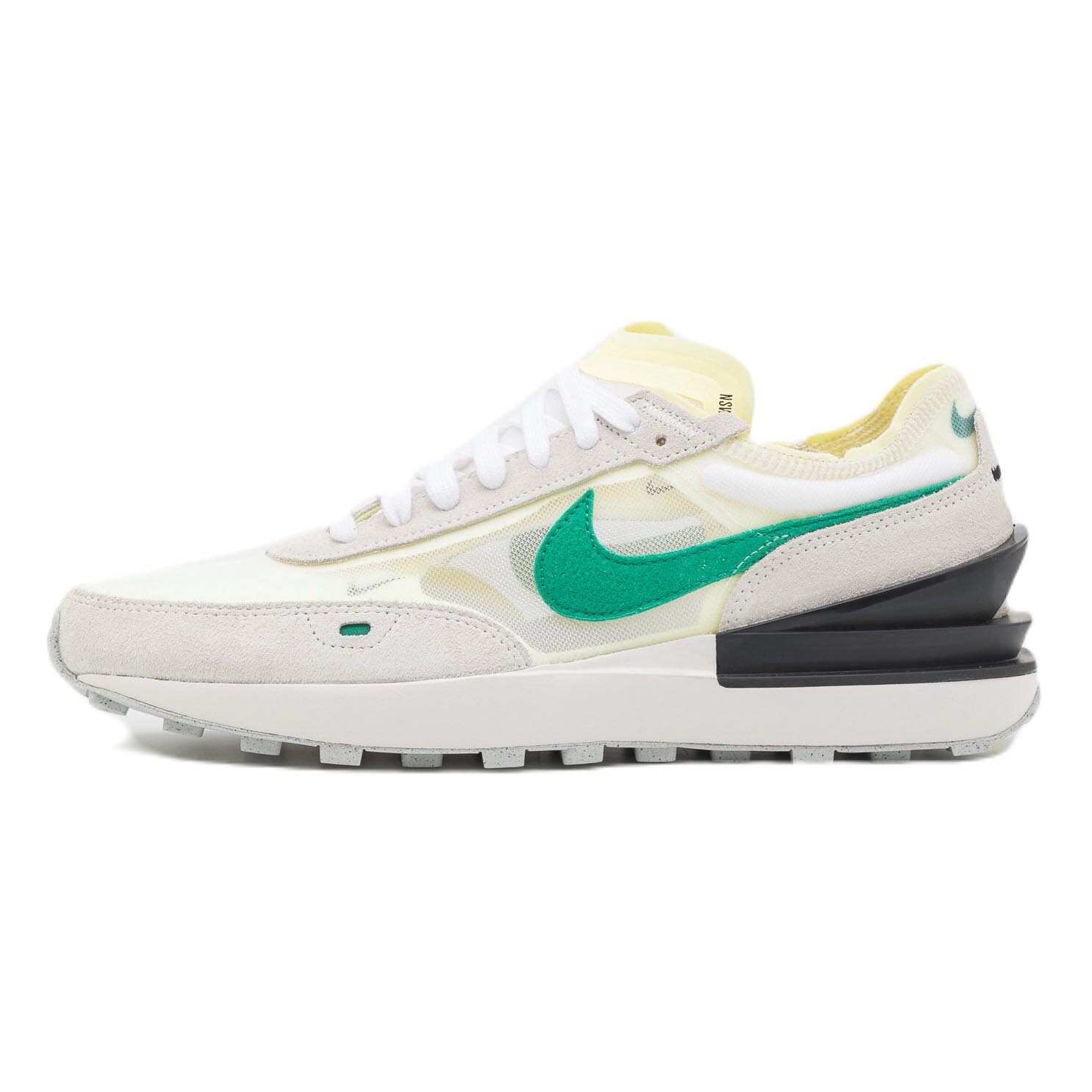 

Кроссовки Nike Waffle One Gel, молочный/черный/зеленый