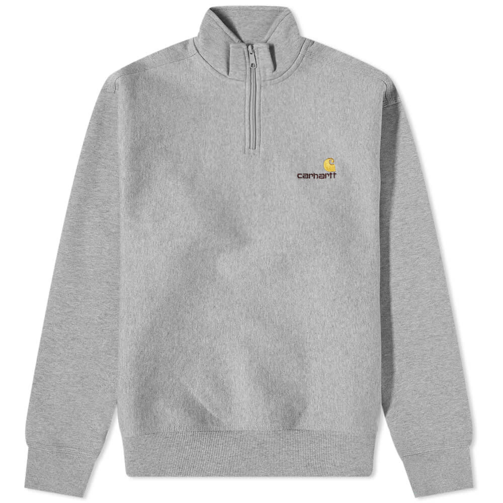 

Толстовка Carhartt WIP Half Zip American Script Sweat, Серый