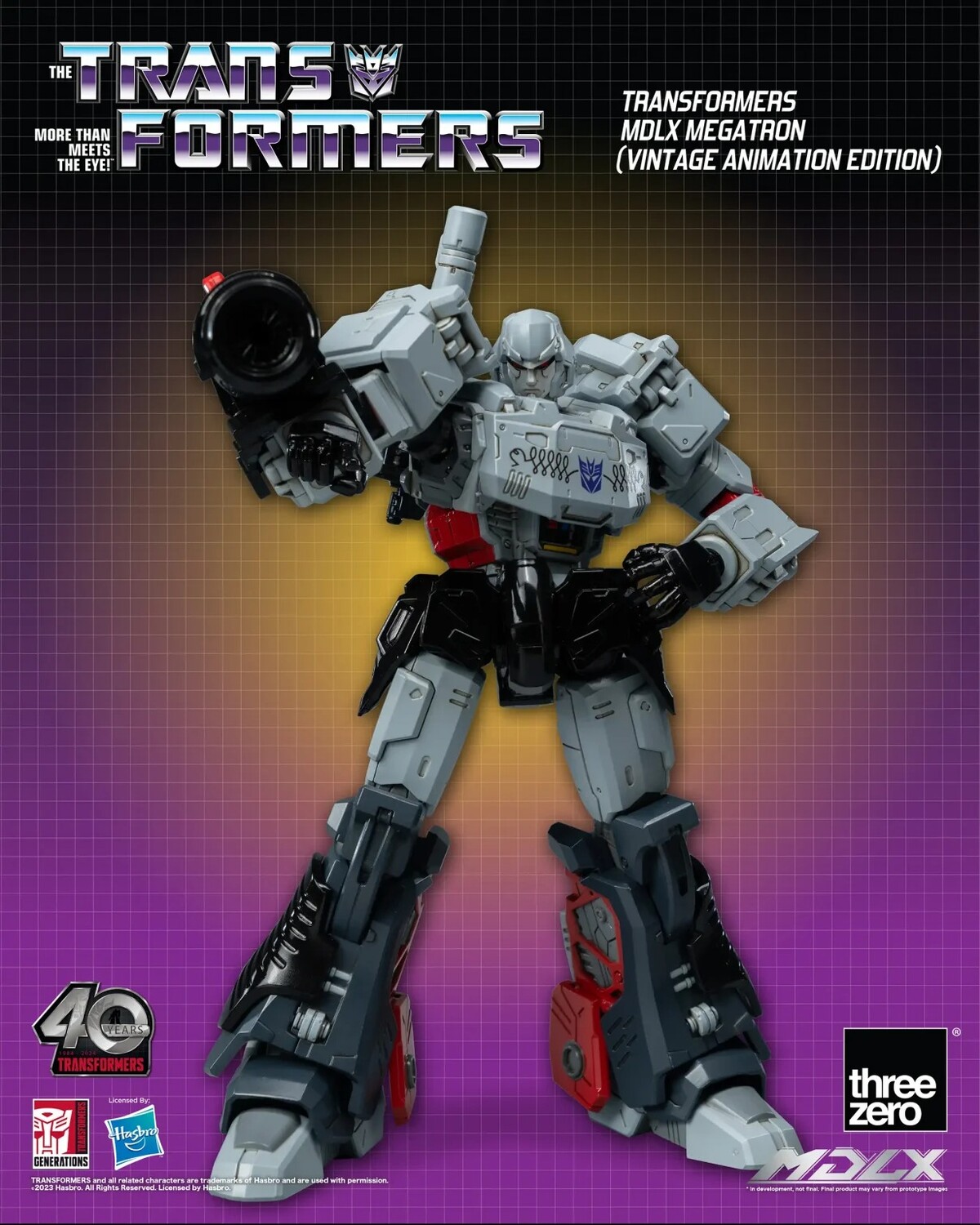 

Фигурка Threezero Transformers MDLX Megatron (Vintage Animation Edition), 17,8 см