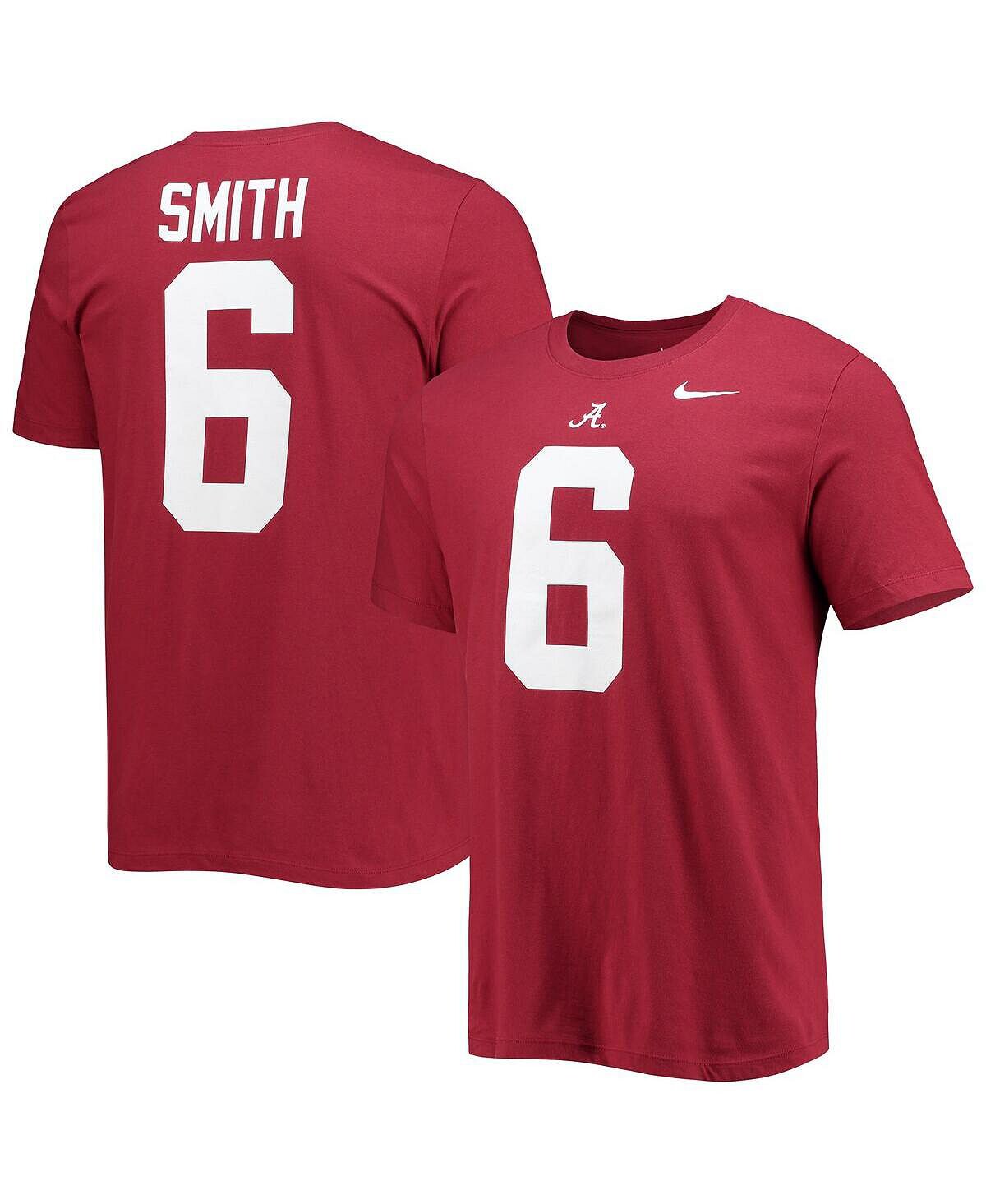 

Мужская футболка devonta smith crimson alabama crimson tide alumni с именем и номером команды Nike