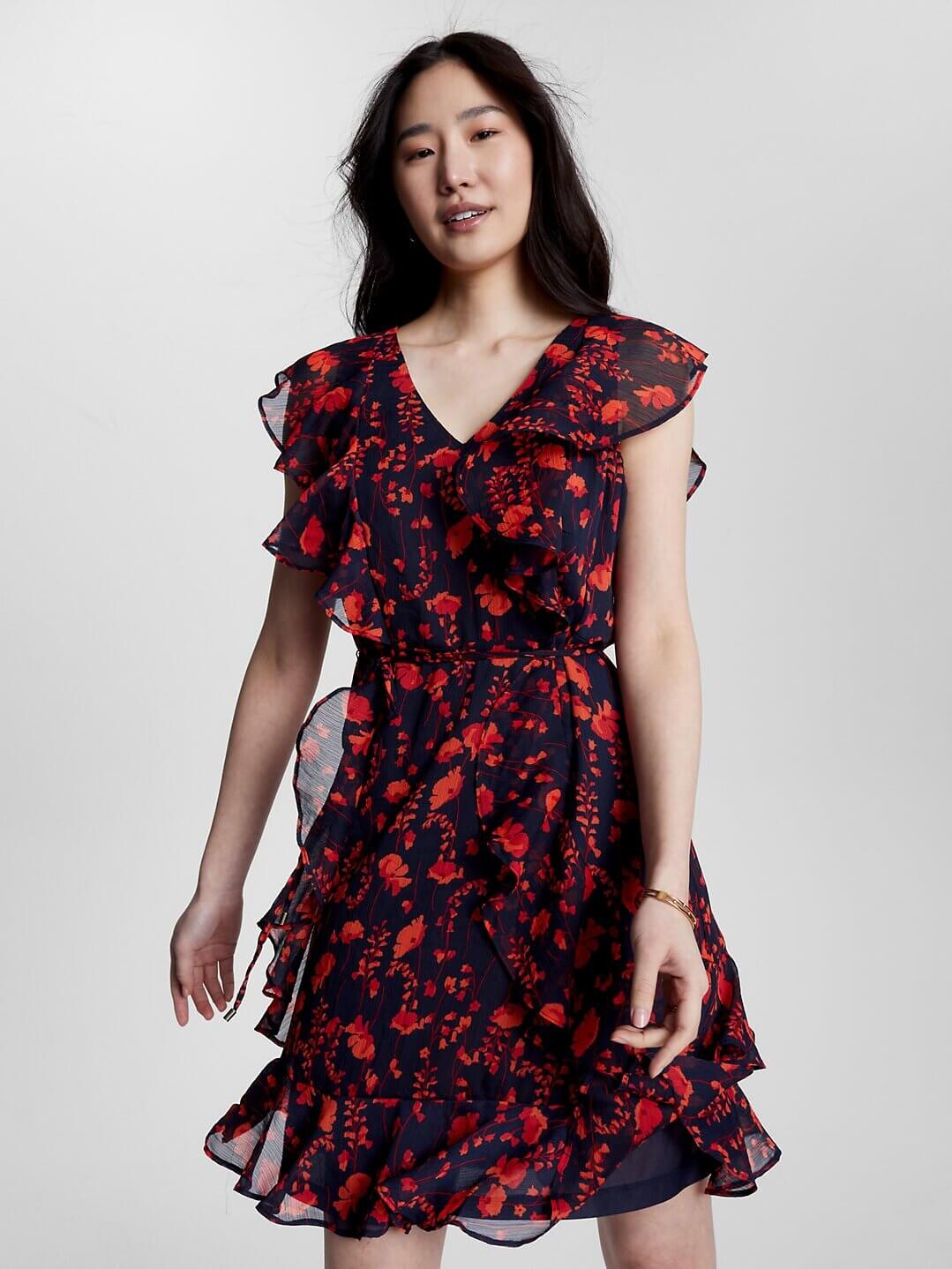 

Платье Tommy Hilfiger Floral Chiffon, мультиколор